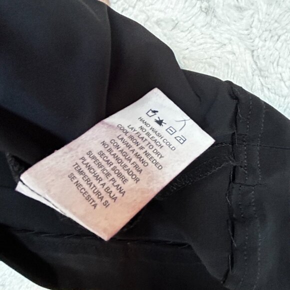 R&M Richards Petite Womens Round Neck Sleeveless Maxi Dress Size 6P Black & Tan - Picture 5 of 9